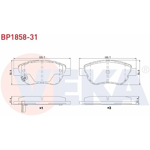 Disk Balata Opel Corsa D Ön
