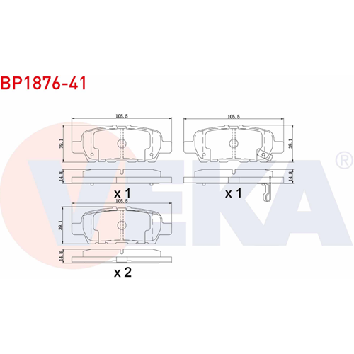 Disk Balata Nissan, Suzuki, İnfiniti Arka