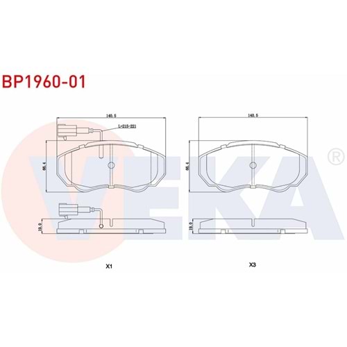 Disk Balata Fiat Ducato 2.3 JTD Ön -