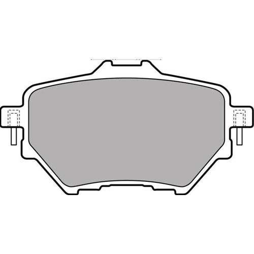 Disk Balata Citroen C4, Berlingo, Peugeot 308, 508, 3008 Arka -