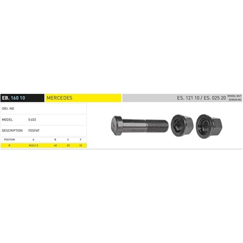 MERSEDES 403 ARKA BİJON - EKER