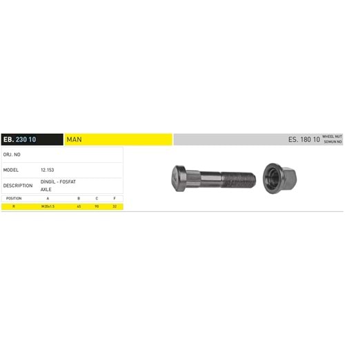 MAN 12-153 İLAVE DİNGİL BİJON - EKER