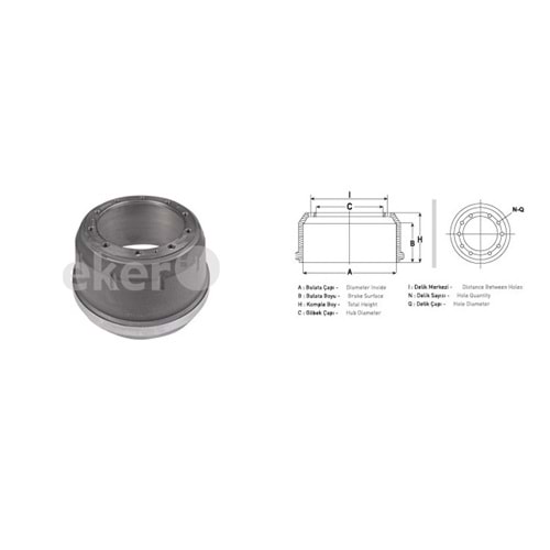 KAMPANA MERCEDES 2521-2524 DİNGİL - EKER