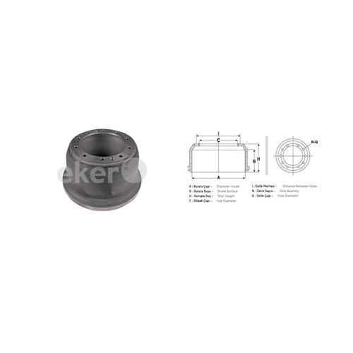 KAMPANA DAF 85-95 ARKA - EKER