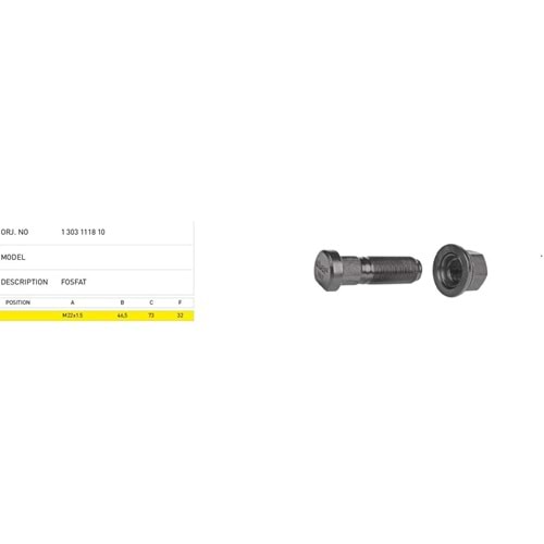 DORSE SF 73 MM BİJON