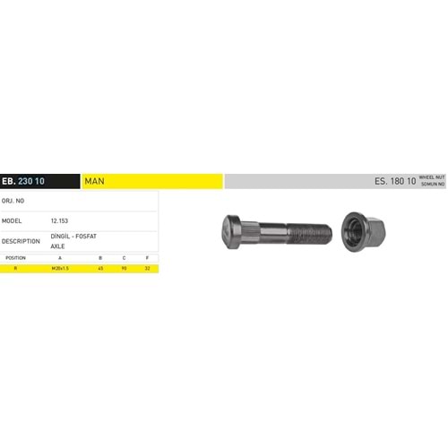 MAN 12-153 İLAVE DİNGİL BİJON - EKERSAN