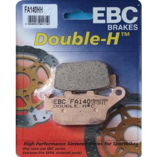 140 EBC SİNTERLİ BALATA ARKA CBR500, NC750, KLE650, VT1100 (FA140HH)