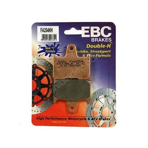 254 EBC SİNTERLİ BALATA GTR 1400, ZZR 1400, GSF 650 S, GSX R 1000 (FA254HH)