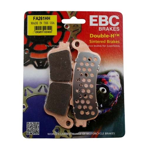 261 EBC SİNTERLİ BALATA ARKA XL1000 VARADERO 04-11, CBR1100 ÖN-ARKA, VFR800 ARKA (FA261HH)