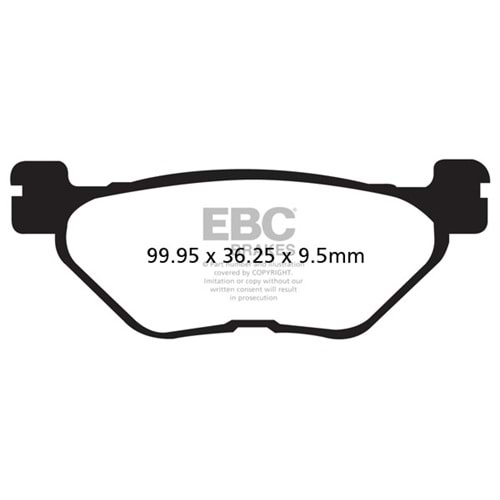 319 EBC SİNTERLİ BALATA ARKA GV650, FJR1300, XVS1300 (SFA319-2HH)