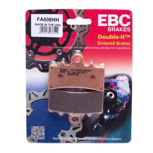 606 EBC SİNTERLİ BALATA ÖN DUKE, RC125, RC200, RC390 (FA606HH)