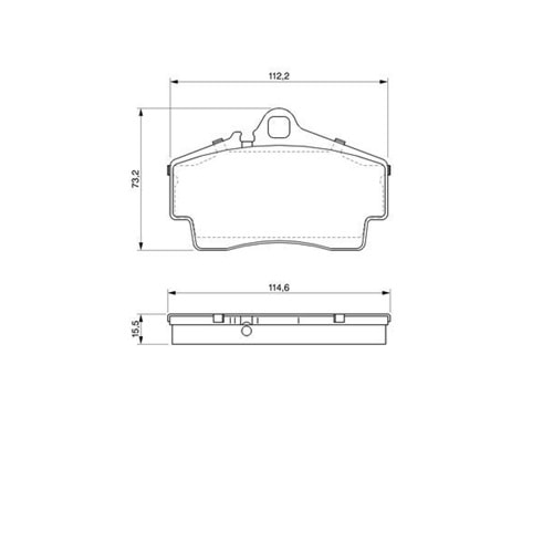 Disk Balata Vw, Porsche 911 Arka - TRW