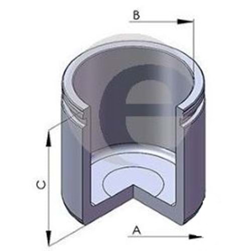 Fren Kaliper Piston Ön Citroen Spacetouerer, Opel Zafira, Peugeot Expert, Toyota Proace