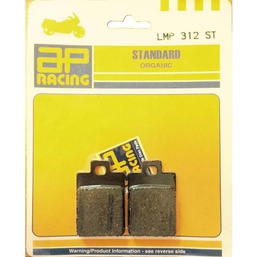 255 AP RACİNG LMP312 ST ORGANİK DİSK BALATA