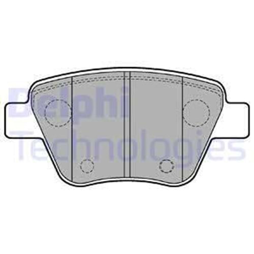 Disk Balata Vw, Seat, Skoda, Audi, Ford, Arka