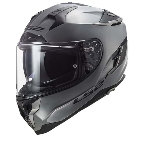 LS2 Kask Challenger Güneş Vizörlü Nardo Gri