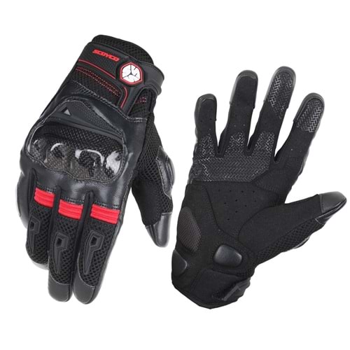 MOTOSİKLET ELDİVENİ YAZLIK - MC57 CARBON - SCOYCO