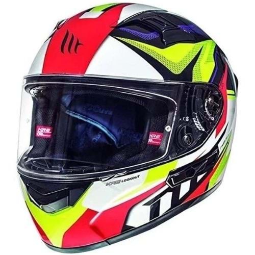Mt Kre Lookout G4 Gloss Motosiklet Kaskı Sarı