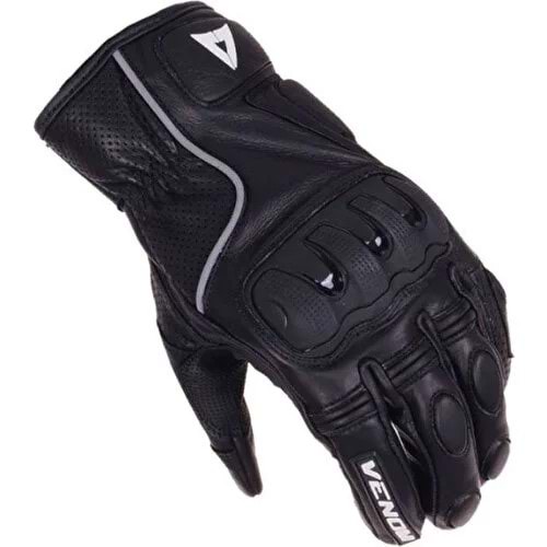 VENOM D1 DERİ KISA MOTOSİKLET ELDİVENİ