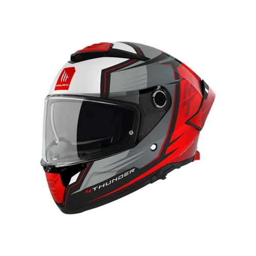 Mt Kask Thunder 4 Sv Pental B5 Mat İnci Kırmızı - Xl Beden