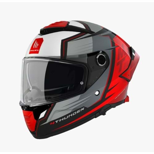 Mt Kask Thunder 4 Sv Penta B5 Mat İnci Kırmızı