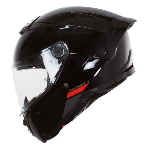 Mt Kask Thunder 4 Sv A1 Parlak Siyah - S Beden