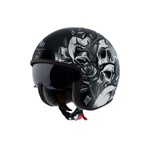 MT Kask Le Mans 2 Breakout Motosiklet Kaskı Mat Siyah - XL Beden