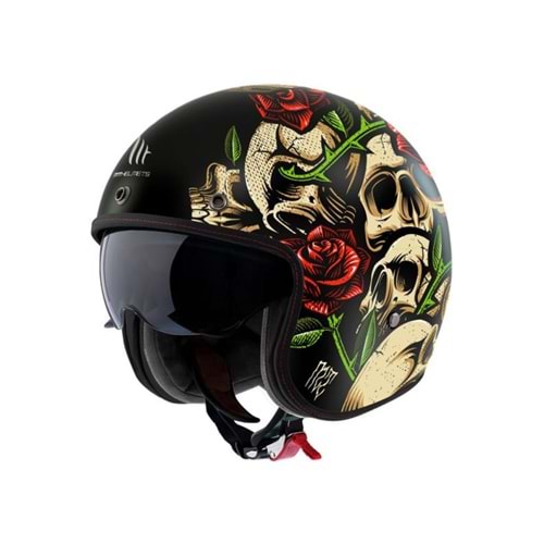 MT Kask Le Mans 2 Breakout B2 Motosiklet Kaskı Siyah - XL Beden