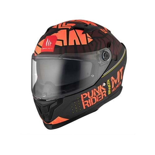 MT Kask Braker Punk Rıder B5 Mat Siyah