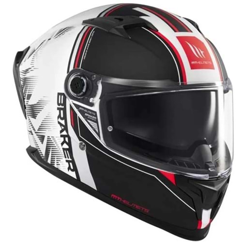MT Kask Braker Charm A1 Mat Motosiklet Kask - MAT SİYAH - L