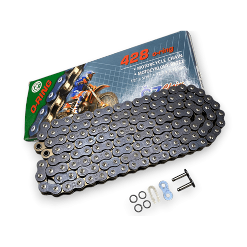 428 OR 138L Bakla O-Ring Li Zincir (CZ Chains)