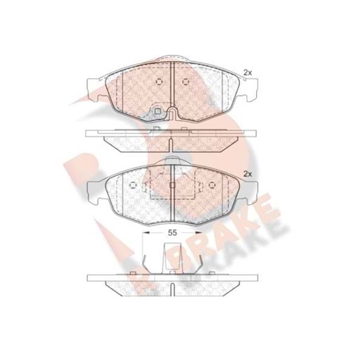 Disk Balata Chrysler Cirrus 94-00, Sebring 00-07 Ön - TRW