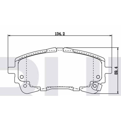 Disk Balata Toyota Corolla 1.6 1.8 Hibrit, Yaris Cross Ön