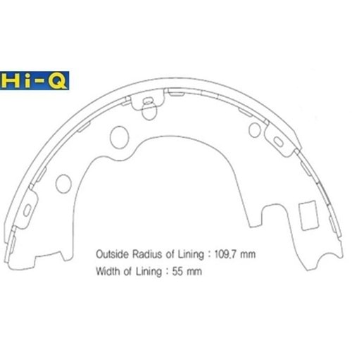 Kampana Balata Hyundai H100 Starex, Kia Bongo 2500 Çift Teker Arka - SANGSIN