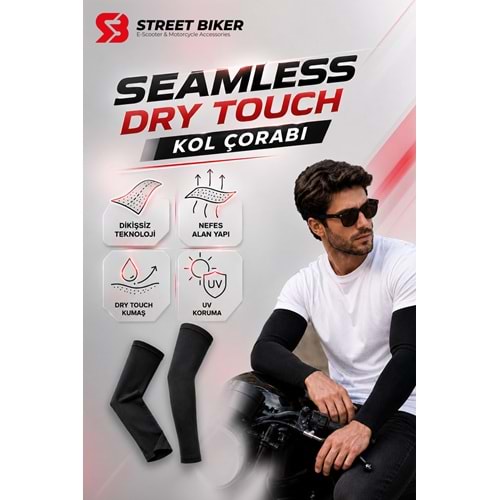 SİYAH KOL ÇORABI DRY TOUCH
