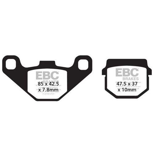 083 EBC SİNTERLİ BALATA ÖN SUZUKI AN125, APRILIA SCARABEO 50, ATV (SFA083-2HH)