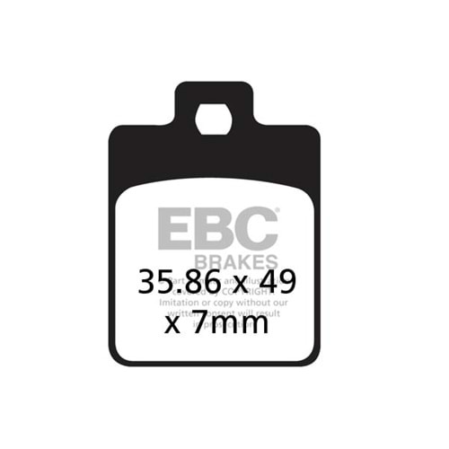 260 EBC SYM SYMPHONY 125SR/ST, VESPA LX/S150 , PEUGEOT TWEET ÖN FREN BALATASI