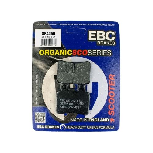 350 EBC ORGANİK SCOOTER BALATASI SATELİS 250 URBAN/ABS 07-10 (SFA350)