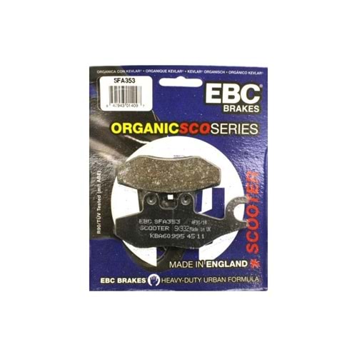 353 EBC ORGANİK BALATA GTS250, GTS300, GTV250, GTV300 (SFA353)