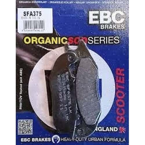 375 EBC SFA375 HONDA CBR125, CBF125 ÖN , LİFAN SMART ÖN 50-125 ORGANİK BALATA