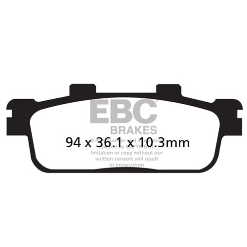 427 EBC SİNTERLİ SCOOTER DISC PAD (SFA427HH)