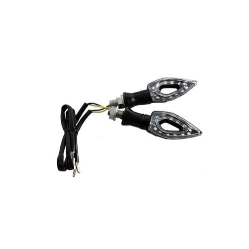 SİNYAL LED DELİKLİ SİYAH (SARI IŞIK) E 24 BELGELİ