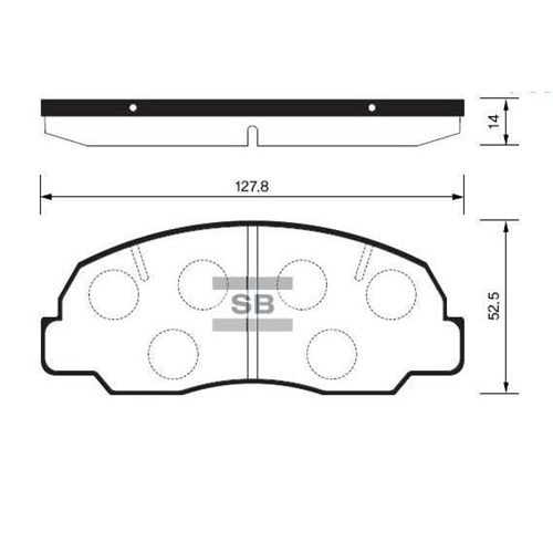 Disk Balata Daihatsu Feroza Ön - SANGSIN