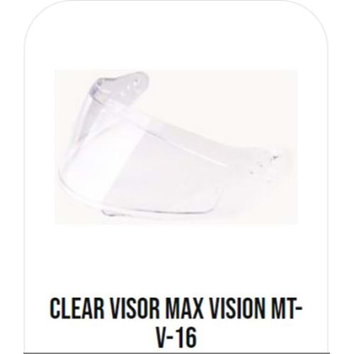 Mt Kask Camı Mt V-16 Şeffaf