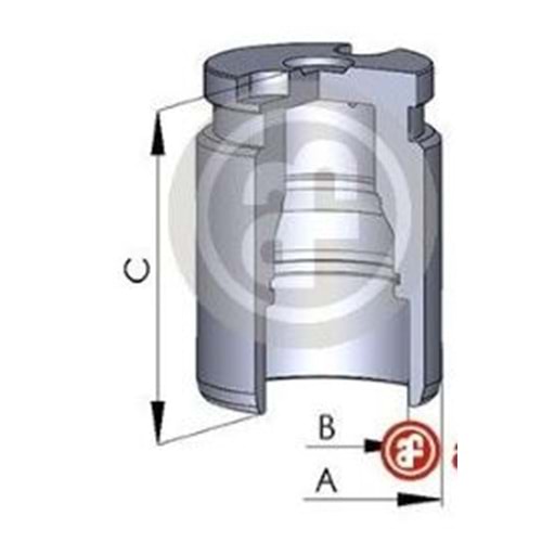 Fren Kaliper Pistonu Arka Mitsubishi, Hyundai, Kia, Nissan, Bmw, Honda