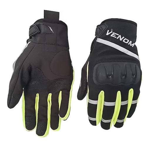 Venom Eldiven 9010 Softshell - NEON SARI - XL