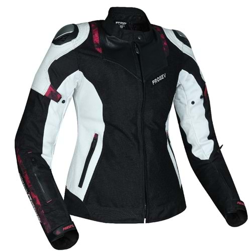 Prosev W51A Motosiklet Montu Kadın Dört Mevsim - BEYAZ - L