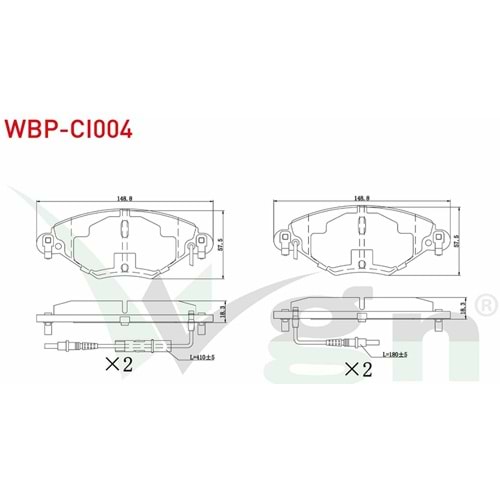 Disk Balata Citroen C5 Ön - WAGEN