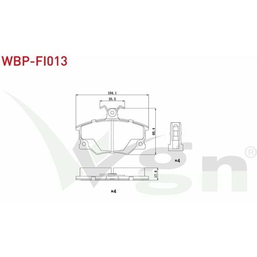 Disk Balata Fiat Tipo, Tempra, Alfa 155 Ön