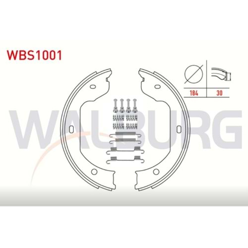 EL Fren Balata Bmw E53, E60, E70, E63, X5, Vw T5